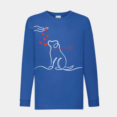 Dog Lover Long-sleeved t-shirt for Children Thumbnail