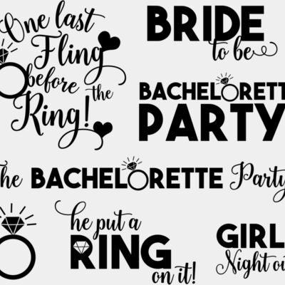 Bachelorette   all on one svg Thumbnail