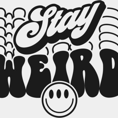 Stay weird SVG Thumbnail