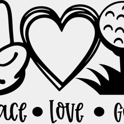 peace love golf Thumbnail