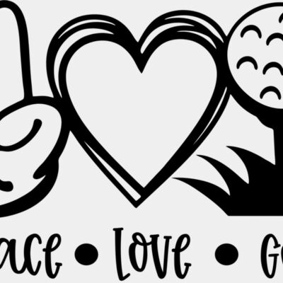 peace love golf Thumbnail