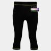 Women's TriDri® capri fitness leggings Thumbnail