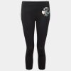 Women's TriDri® recycled performance leggings 3/4 length Thumbnail