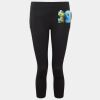 Women's TriDri® recycled performance leggings 3/4 length Thumbnail