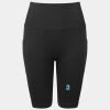 Women’s TriDri® ribbed seamless '3D Fit' cycle shorts Thumbnail